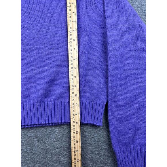 H&M Divided Purple Cropped Sweater Size Medium - Picture 4 of 5